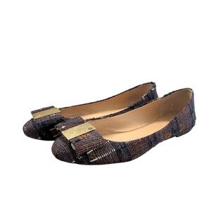 Tory Burch Black Flats Elegant Loafers